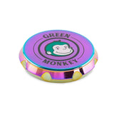 Green Monkey Grinder - Baboon Crown - Rainbow - 63mm