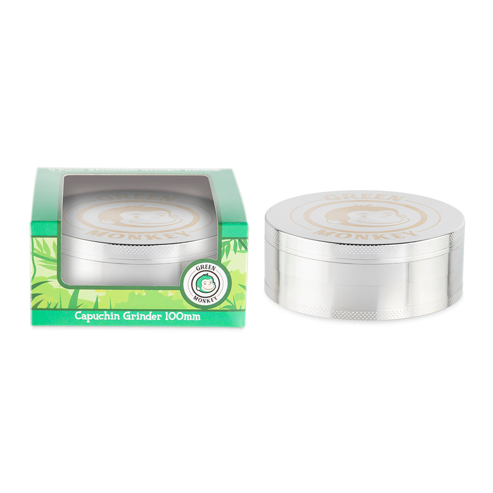 Green Monkey Grinder - Capuchin - 100mm - Silver – Green Monkey