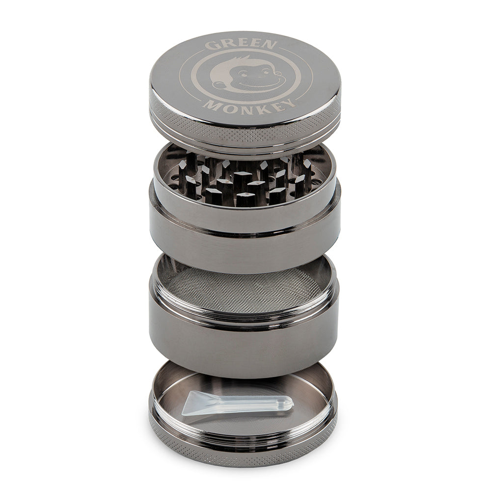 Green Monkey Capuchin Grinder - Gunmetal - 50MM - Green Monkey