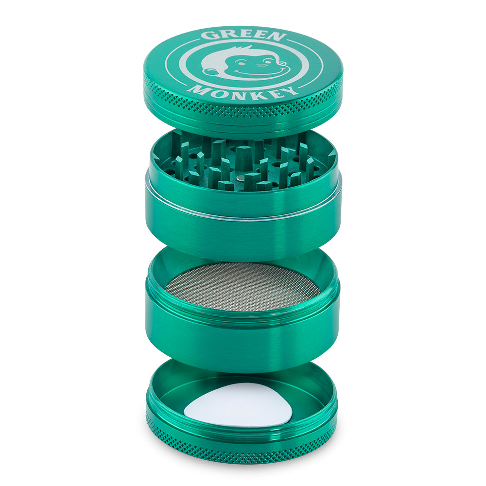 Green Monkey Capuchin Grinder Green 55MM Green Monkey Grinder Green Monkey Grinders