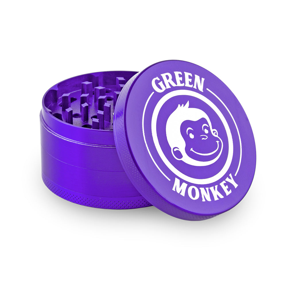 Green Monkey Capuchin Grinder - Purple - 40MM - Green Monkey Grinder –  Green Monkey Grinders