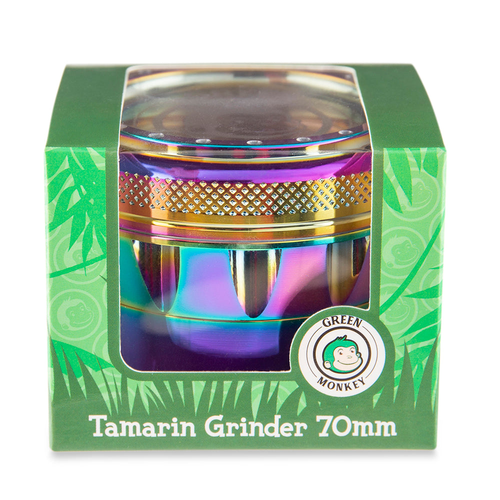 Green Monkey Grinder - Tamarin - 70mm - Rainbow – Green