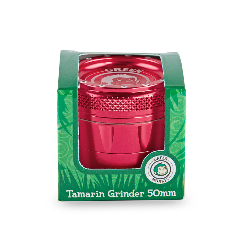 Green Monkey Tamarin Grinder - Red - 50MM