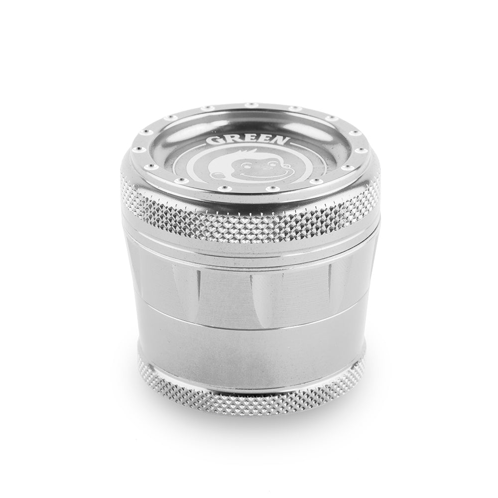 Gremlin Grinder プロトタイプ Green Monkey Grinder - Tamarin - 50mm - Silver – Green